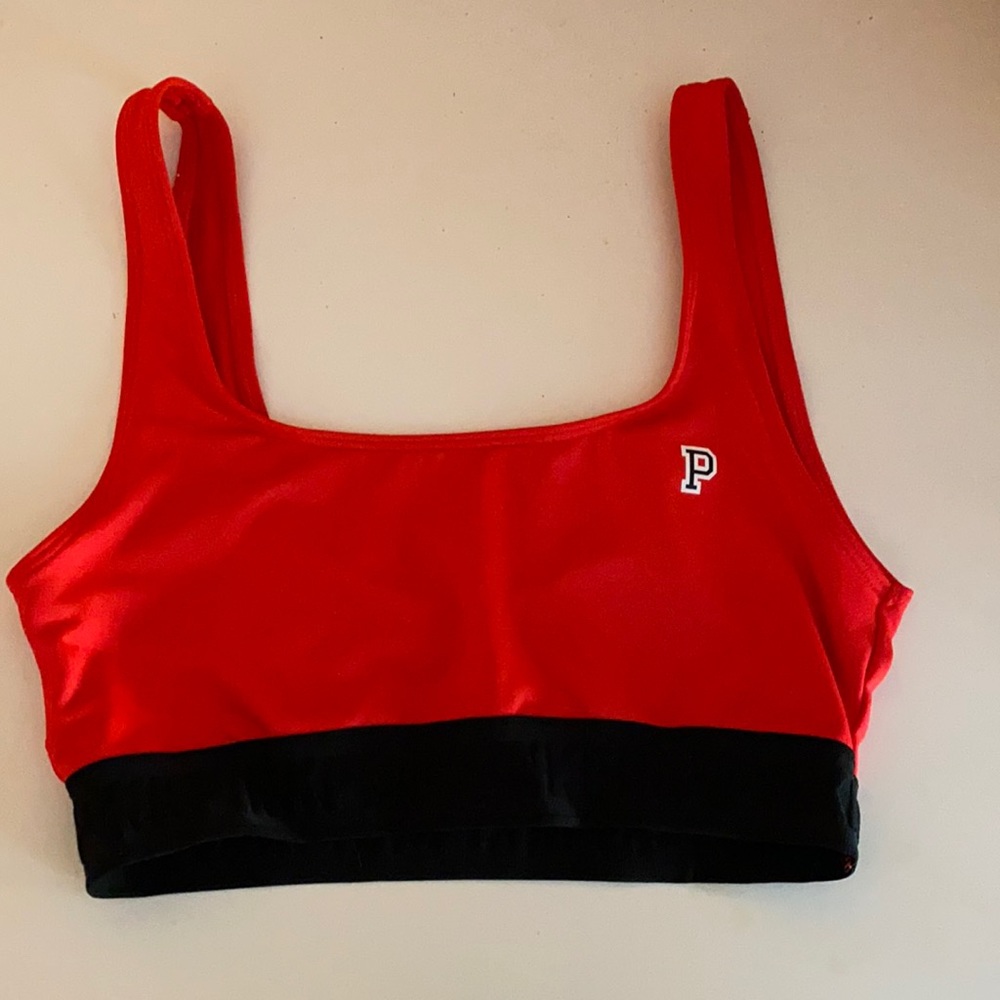 Red Sports bra from pink!